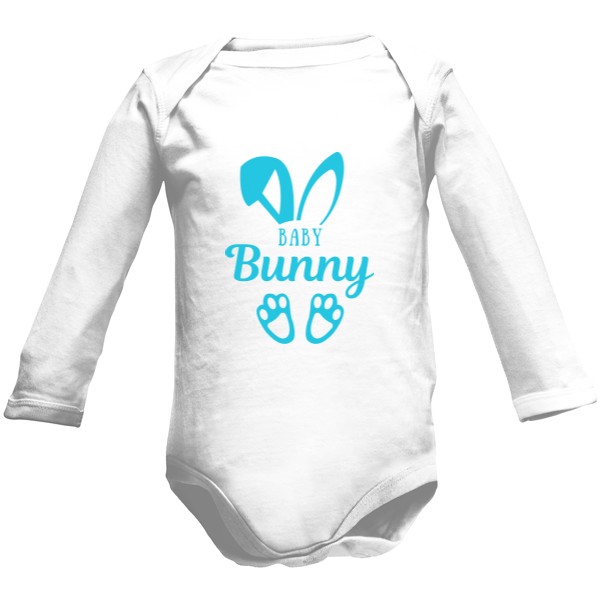 Dětské body Long  s potiskem Baby Bunny