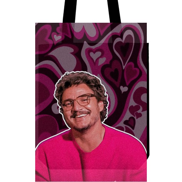Taška z bio bavlny s potiskem Pedro love