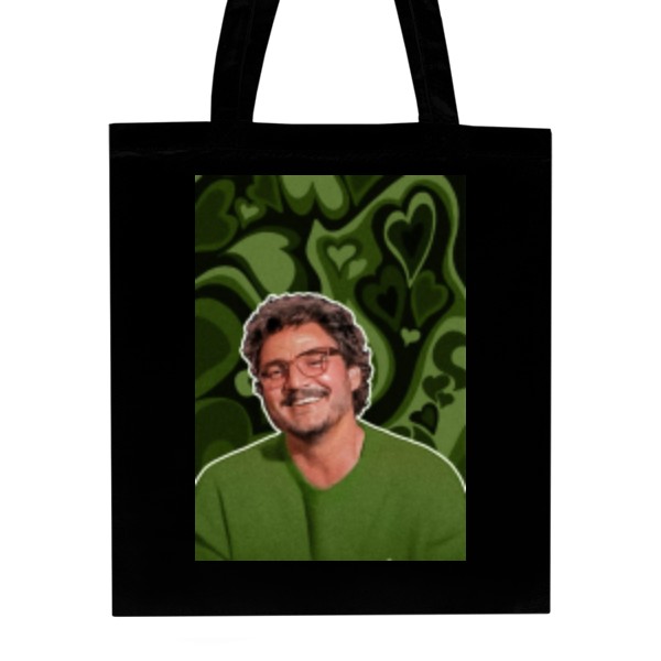Taška z bio bavlny s potiskem Pedro love